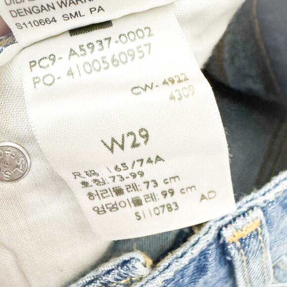 Levi's Blue Jean Shorts for Women - Picture 4 of 5